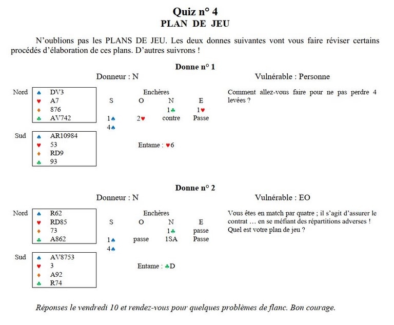 Quiz n°4